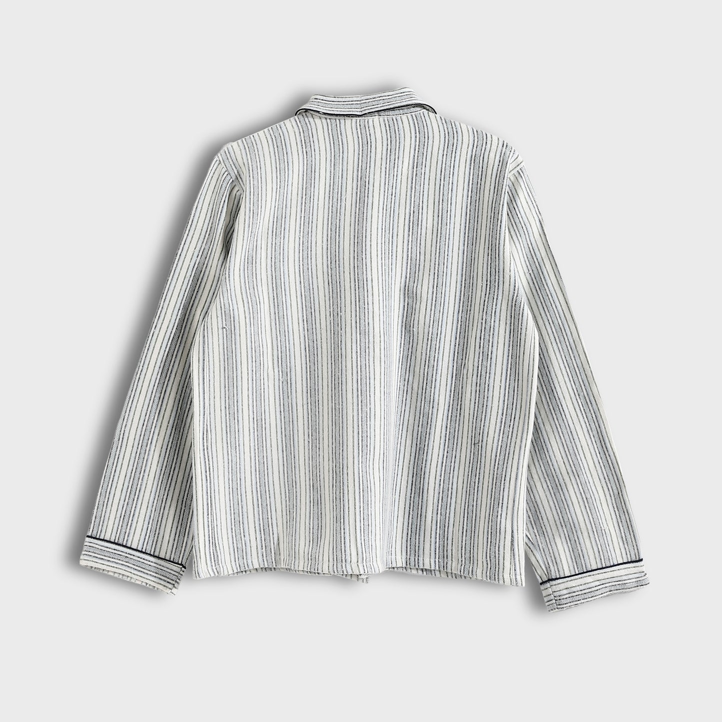 H-8014 بجامة كستور شتوي مقلمة ألوان