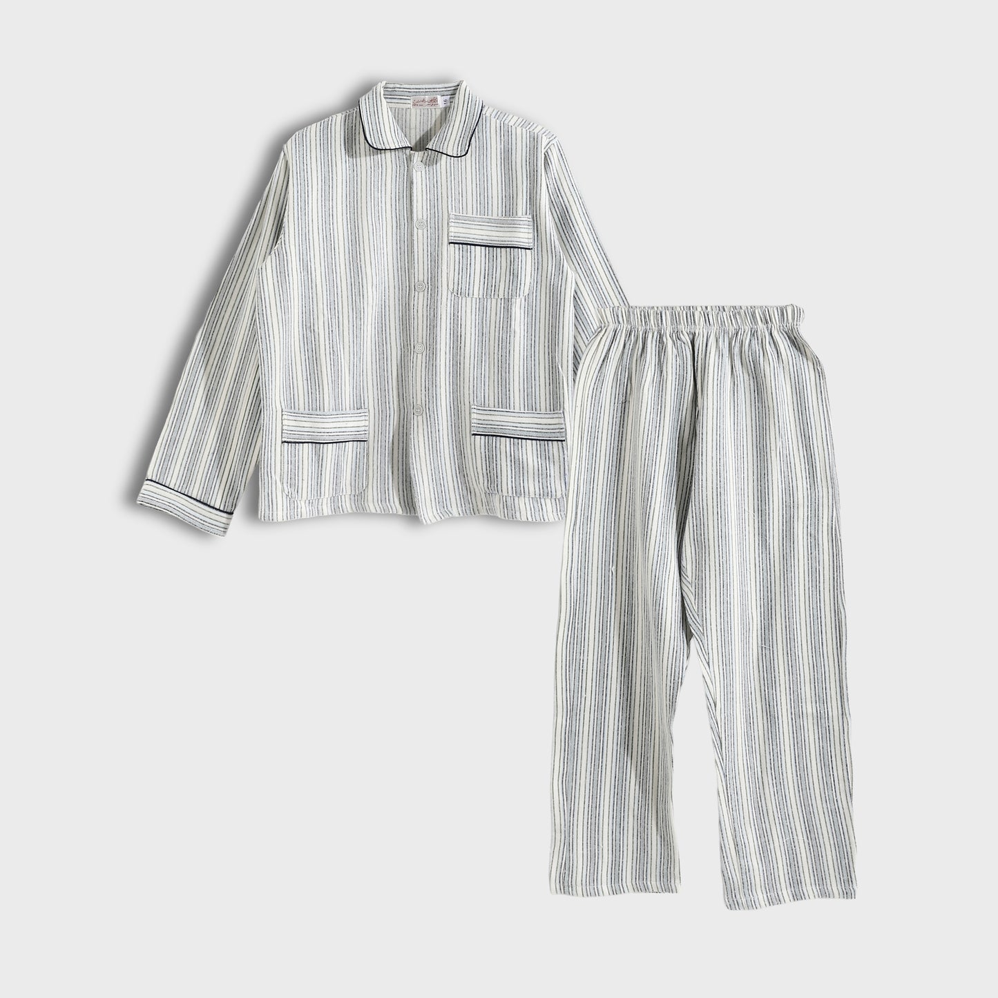 H-8014 بجامة كستور شتوي مقلمة ألوان