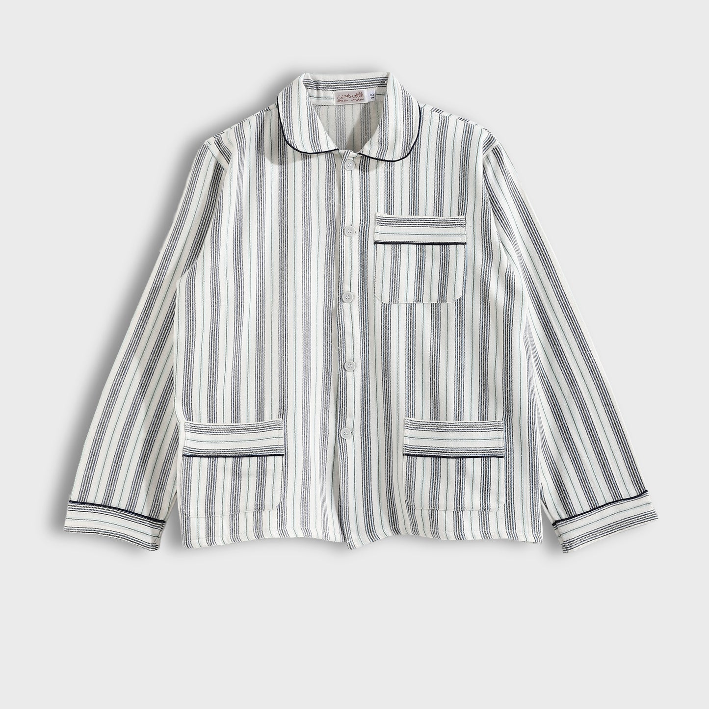 B-8014 بجامة كستور شتوي مقلمة ألوان