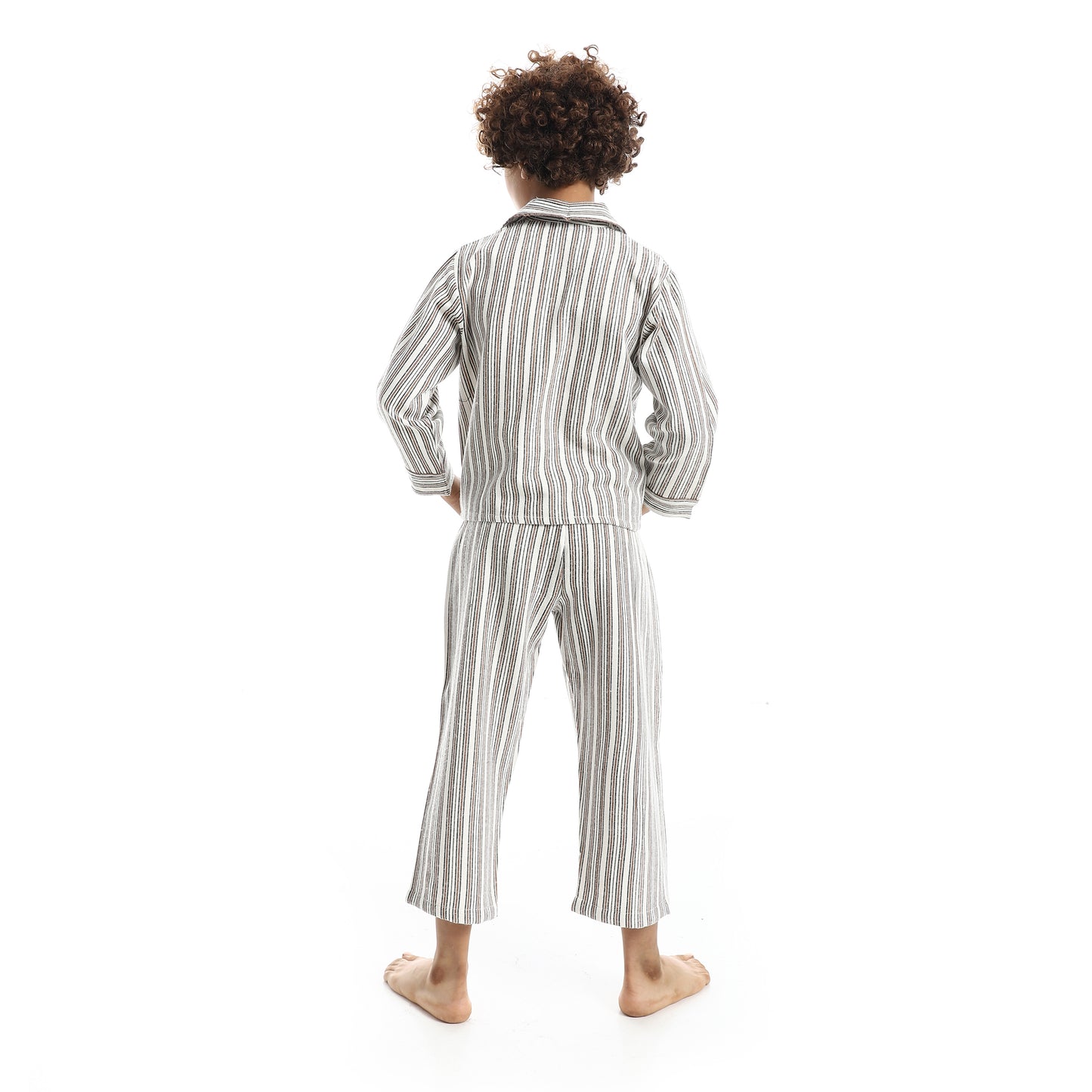 8014 بجامة كستور شتوي مقلمة ألوان