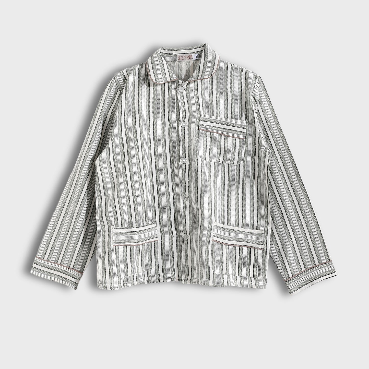 K-8014 بجامة كستور شتوي مقلمة ألوان