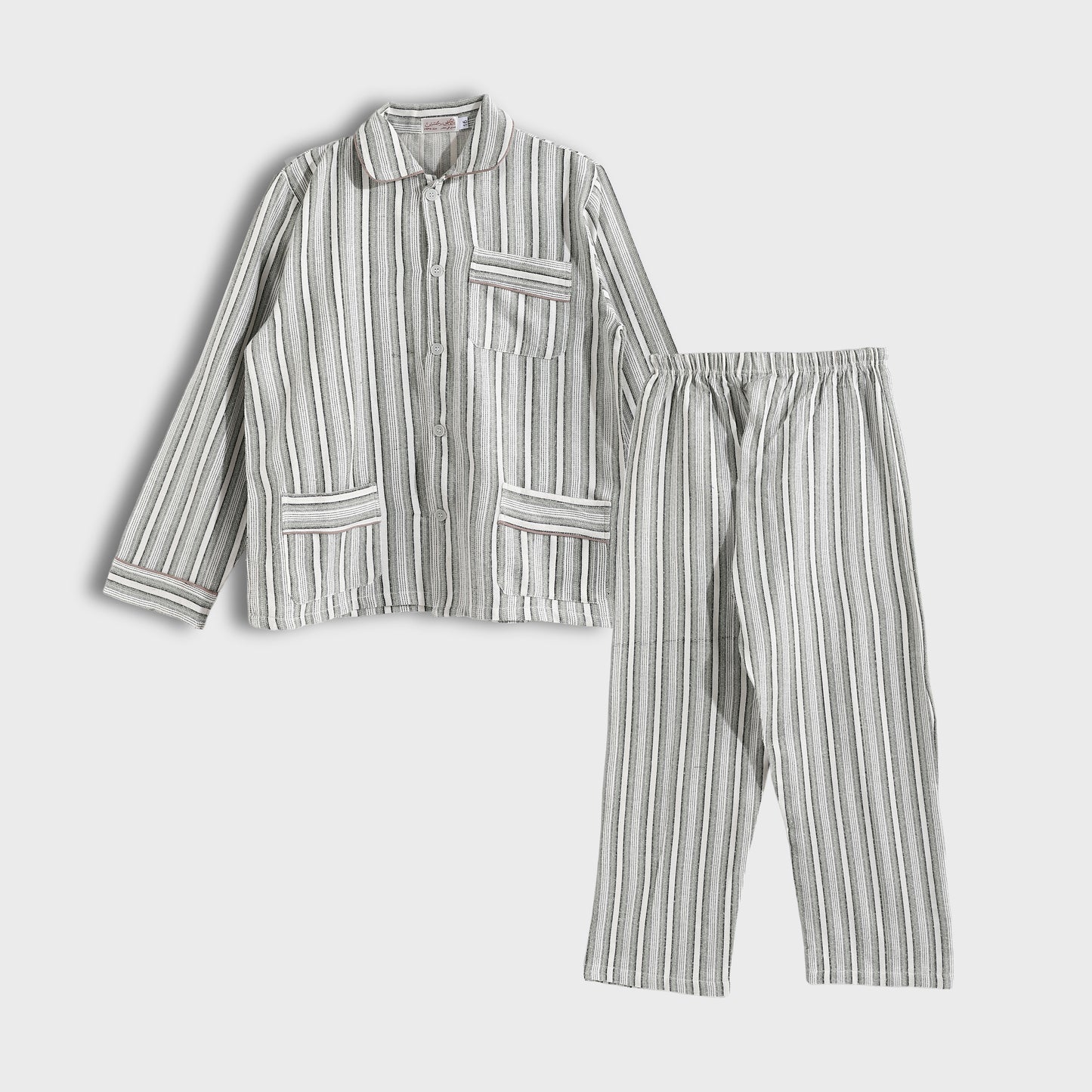 K-8014 بجامة كستور شتوي مقلمة ألوان