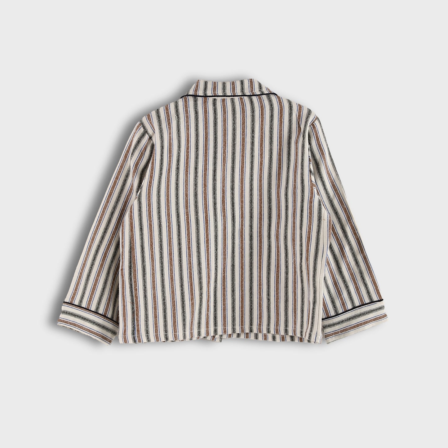 K*8014 بجامة كستور شتوي مقلمة ألوان