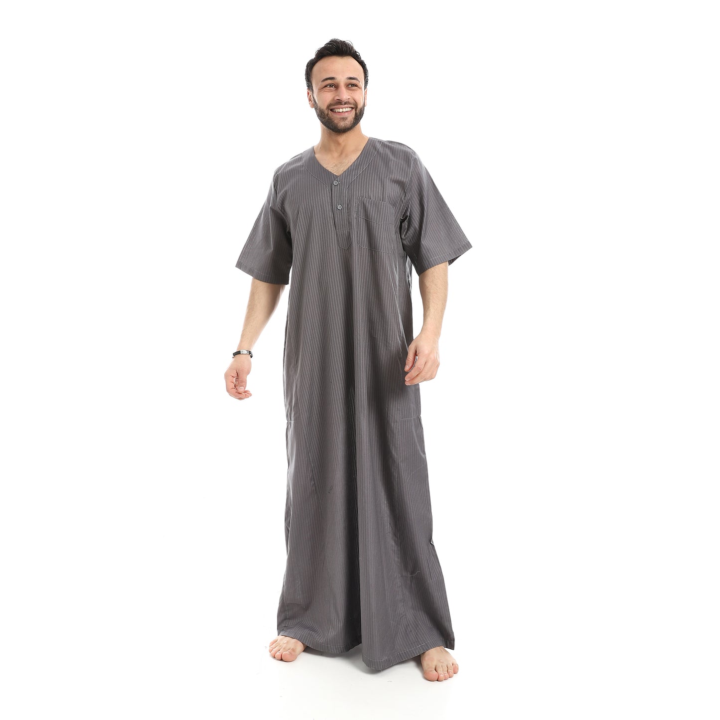 7070 جلابية رجالي رمش العين قطن صافي