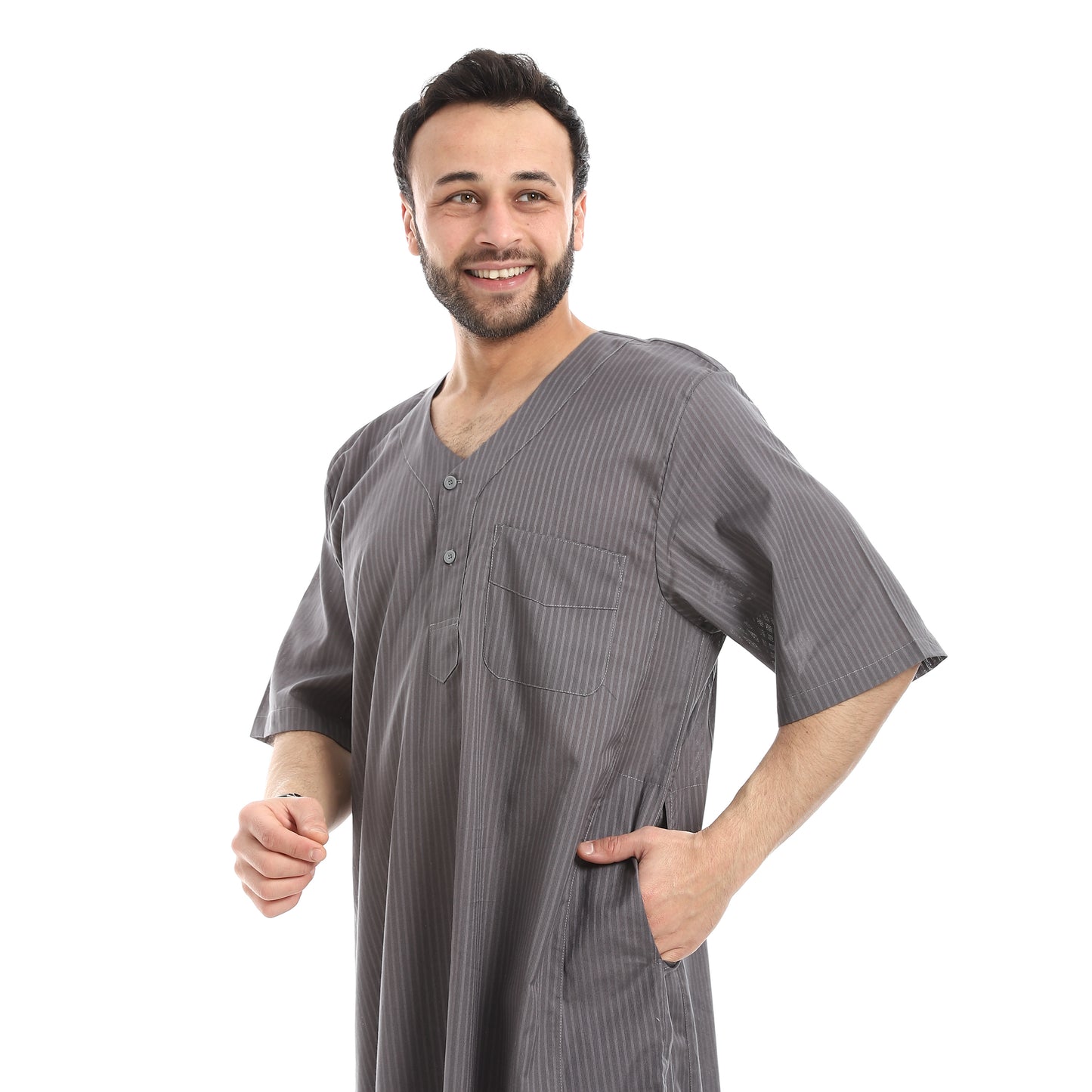 7070 جلابية رجالي رمش العين قطن صافي