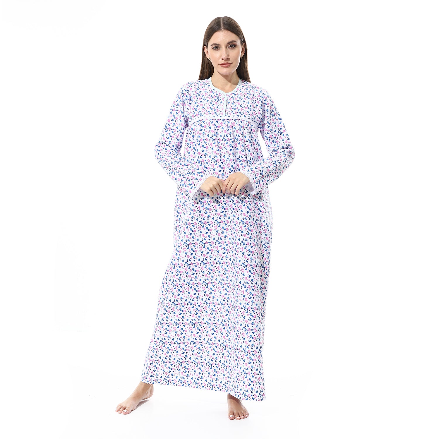 027 قميص نوم كستور مشجر بالدانتيل Translation missing: ar.content.product_image_main