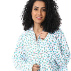 KHW-122 بجامة كستور مشجرة بزراير