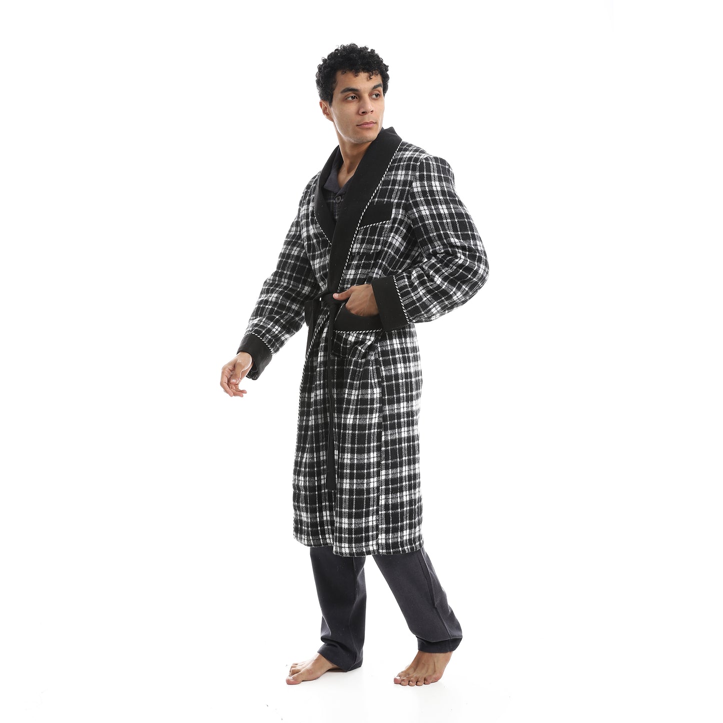 H-55566 روب رجالي شتوي كاروه