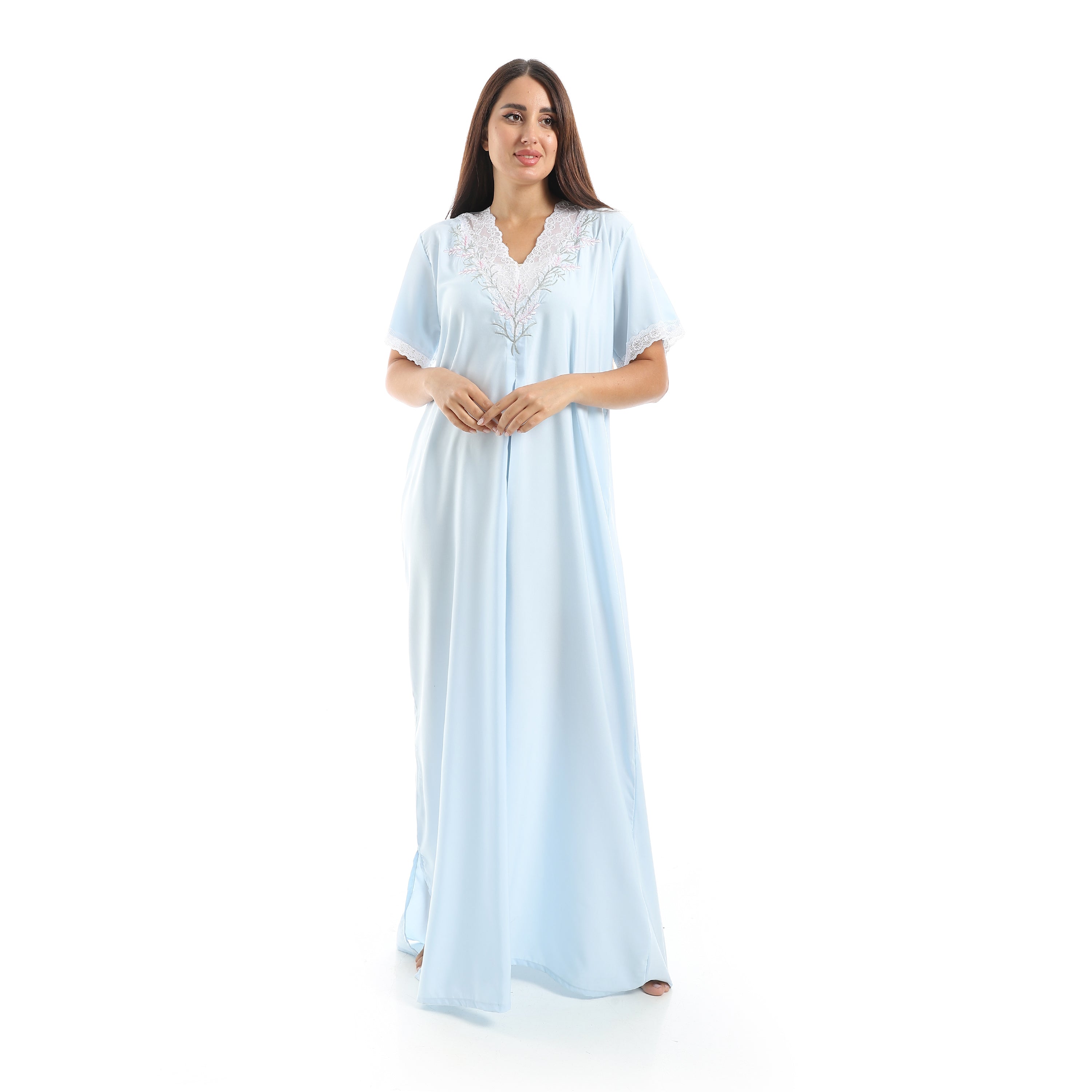 664 قميص نوم طويل بالتطريز و الدانتيل Translation missing: ar.content.product_image_secondary