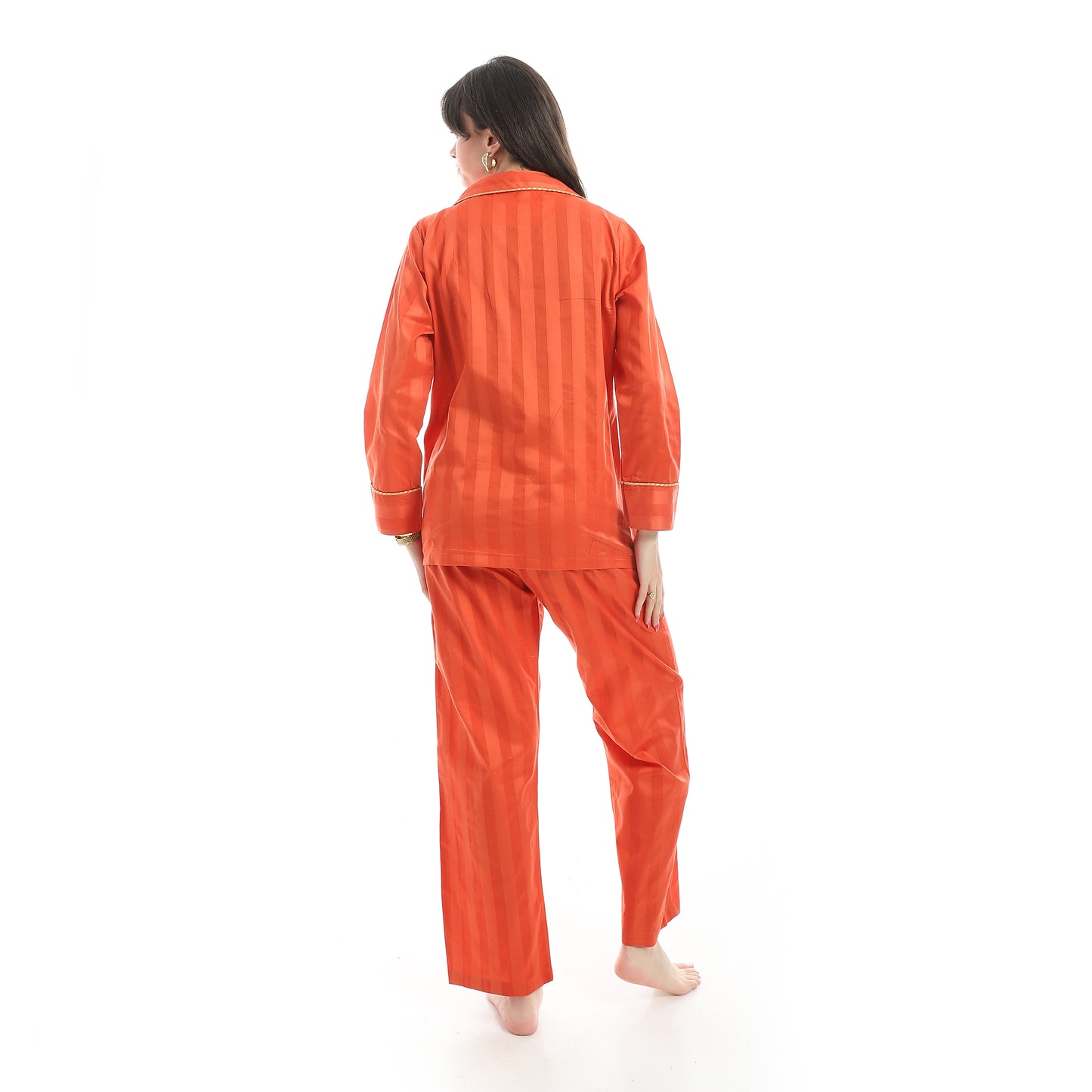 KHW-666 بجامة كلاسيك خريفي قطن صافي