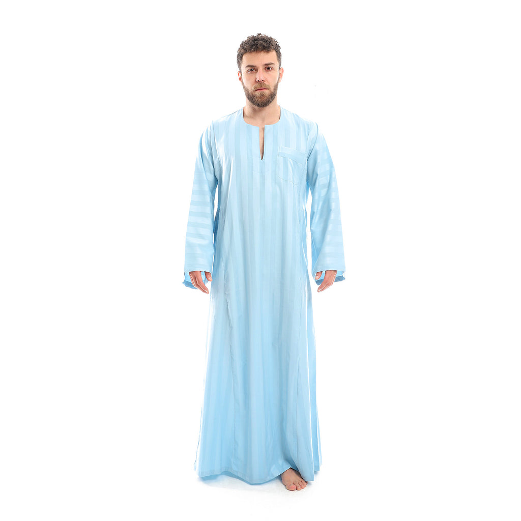 جلابية رجالي ستايل صعيدي قلم ستان قطن صافي