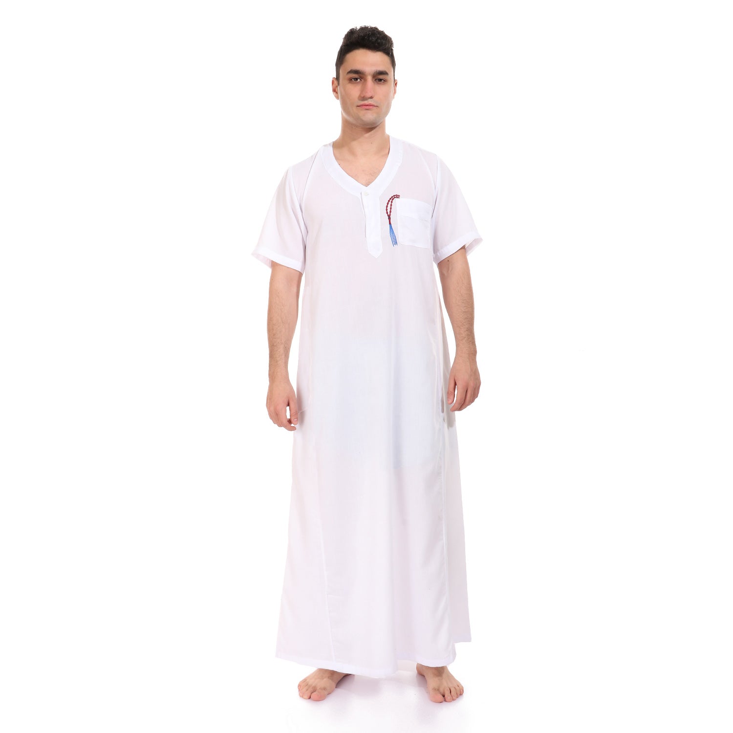 جلابية رجالي سادة بتطريز سبحة Translation missing: ar.content.product_image_main