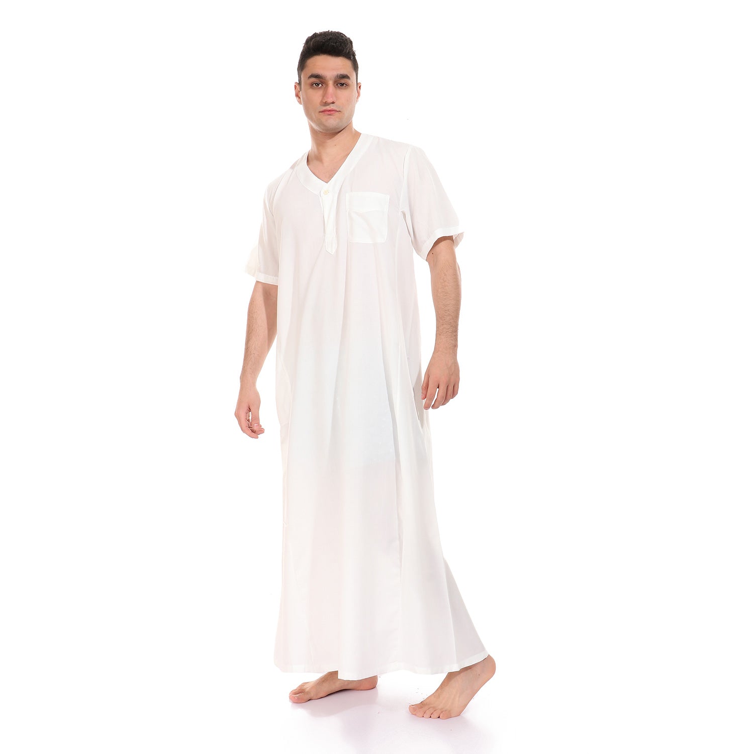 جلابية رجالي سادة بندة رفيعة Translation missing: ar.content.product_image_secondary