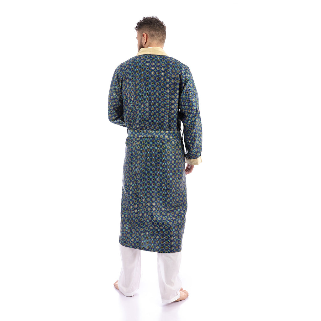 KHM-8044-روب رجالي ستان رسومات