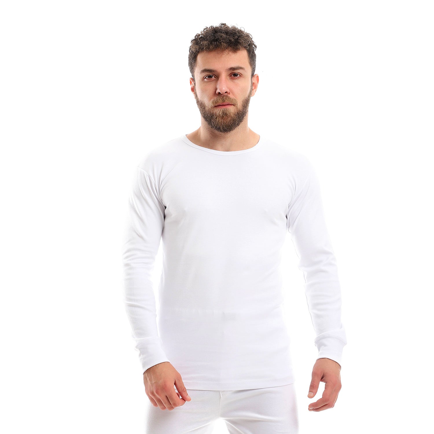 دفاية رجالي كم طويل قطن صافي Translation missing: ar.content.product_image_secondary